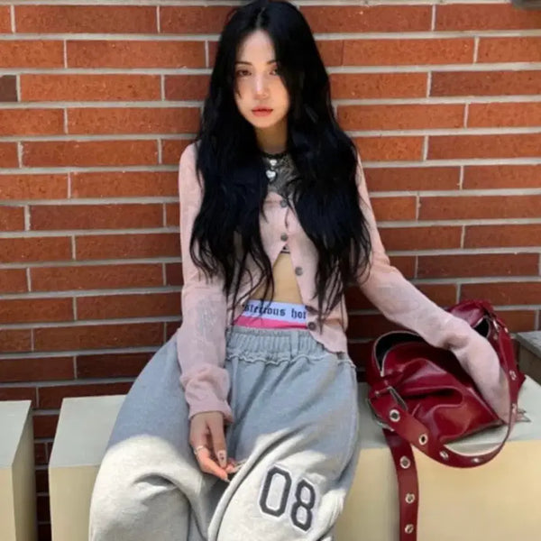 [BUNJANG] The Mysterious Hotel Summer Cardigan Indie Pink / 더미스테리어스호텔 써머 인디핑크