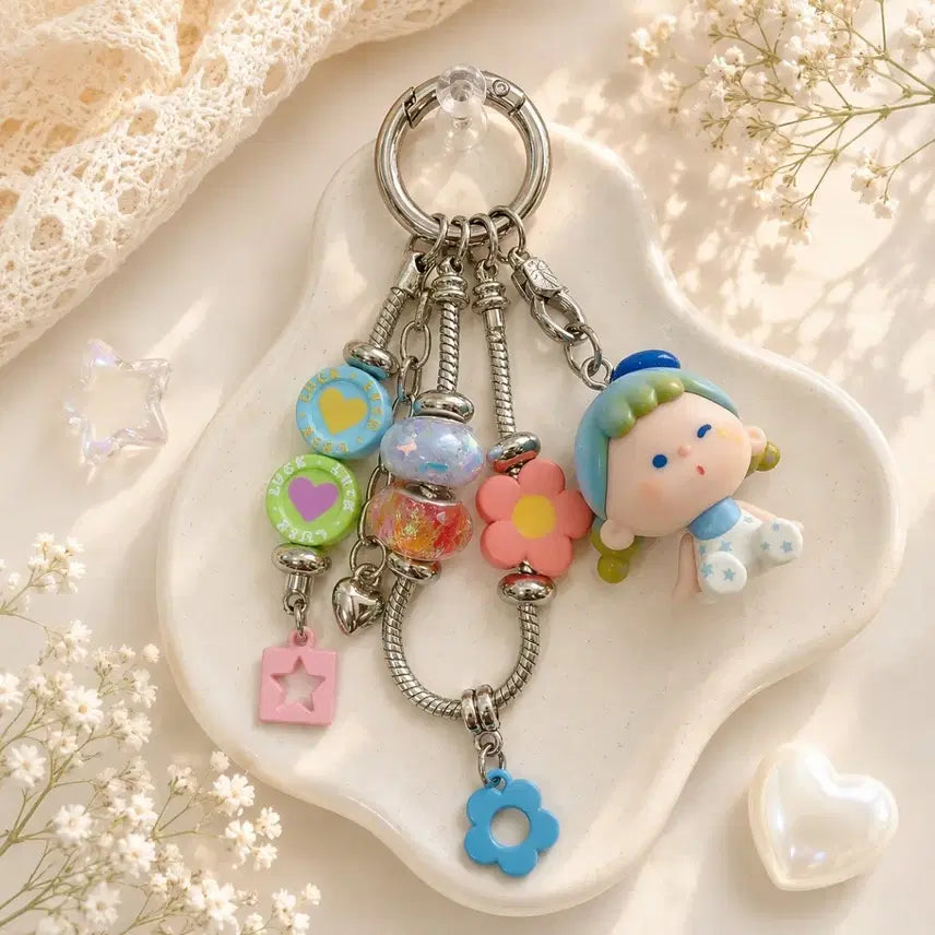 [BUNJANG] BuYo Original Character Chain Charm Keychain / 부요(정품)피규어 체인줄 키링