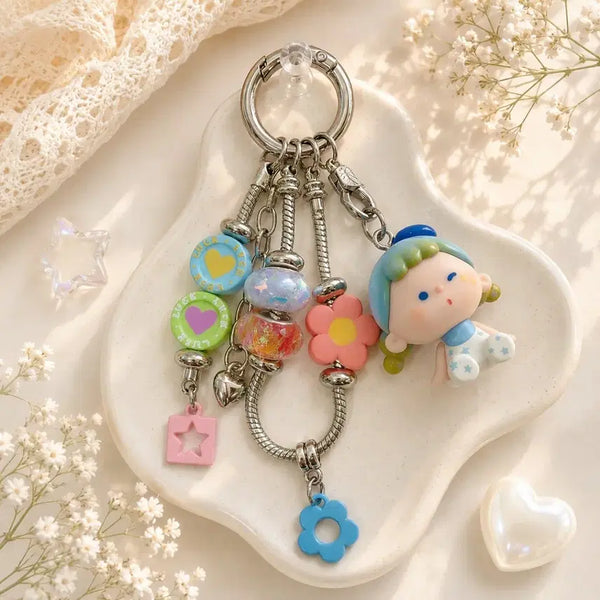 [BUNJANG] BuYo Original Character Chain Charm Keychain / 부요(정품)피규어 체인줄 키링