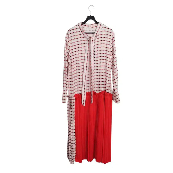 [BUNJANG] Women's Pattern Pleated Balloon Dress / 여성F/ 패턴 플리츠 벌룬원피스IV 30-16