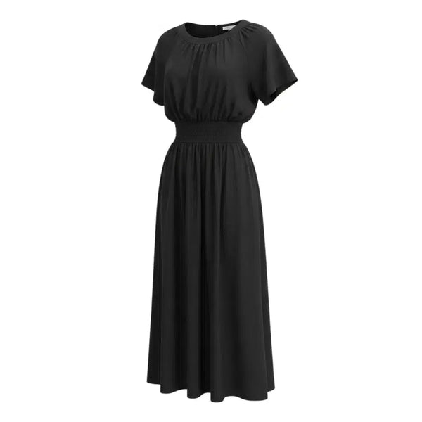 [BUNJANG] Simple Banding Zip-Up Dress BK / 여성66/ 심플리 밴딩 집업원피스BK 30-19
