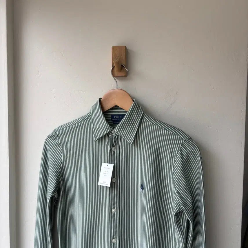 [BUNJANG] Polo Ralph Lauren Striped Knit Dress Shirt / 17230 - 폴로 랄프로렌 스트라이프 니트 드레스 셔츠