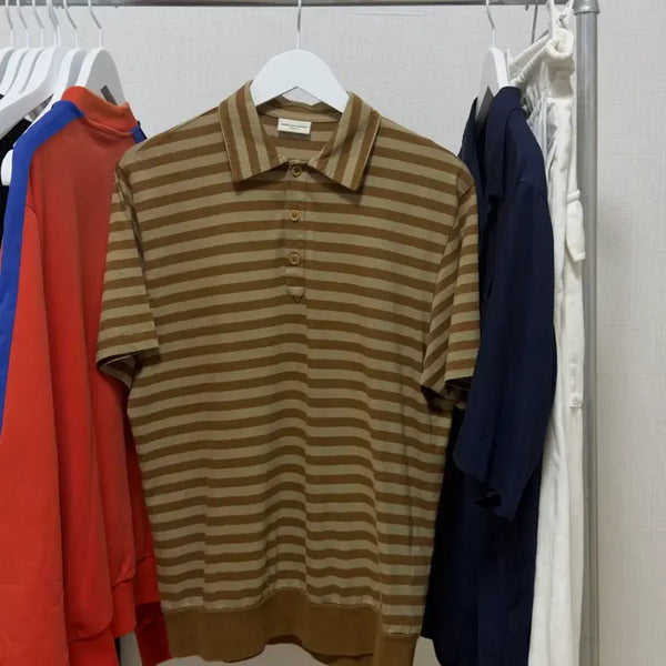 [BUNJANG] Dries Van Noten Short Sleeve Polo Shirt / 드리스 반 노튼 반소매 폴로셔츠