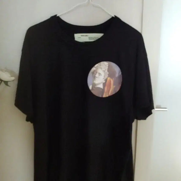 [BUNJANG] Off-White Black Sculpture Print T-Shirt / Off WHITE  오프화이트 반팔티 블랙 조각상 프린트