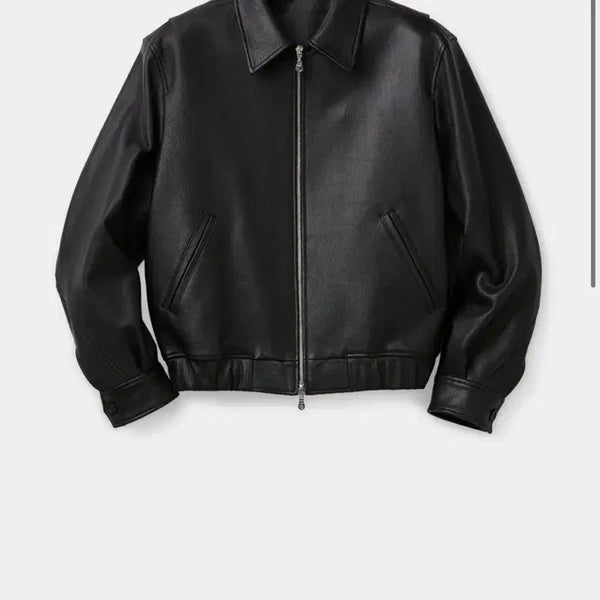 [BUNJANG] Coar Goat Skin Blouson Leather Jacket / 쿠어 고트스킨 블루종 레더