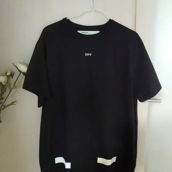 [BUNJANG] Off-White Black Print Short Sleeve T-Shirt / Off WHITE  (정품) 오프화이트 반팔티 블랙 프린트