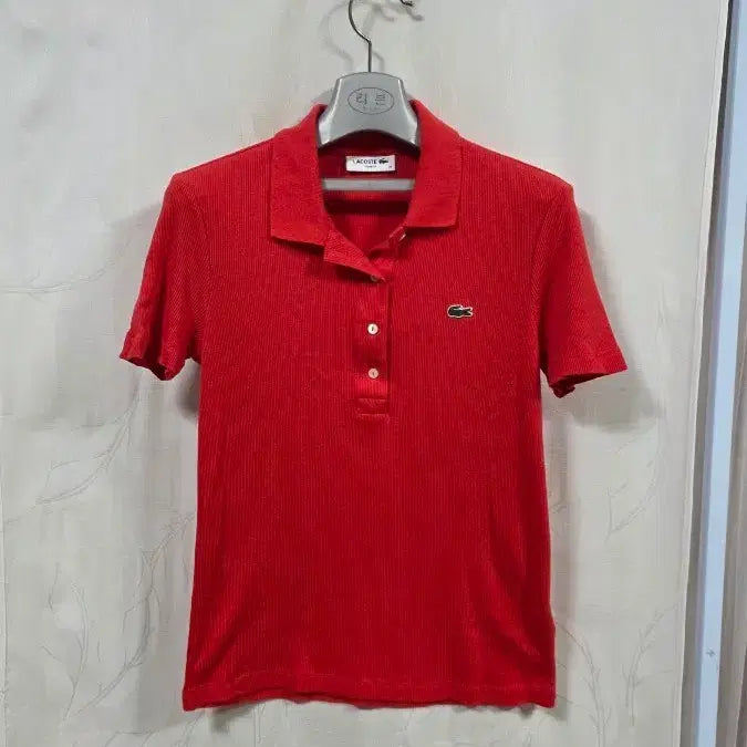 [BUNJANG] Lacoste Women's Short Sleeve Knit (Size 90) / 라코스테여성반팔니트(90)