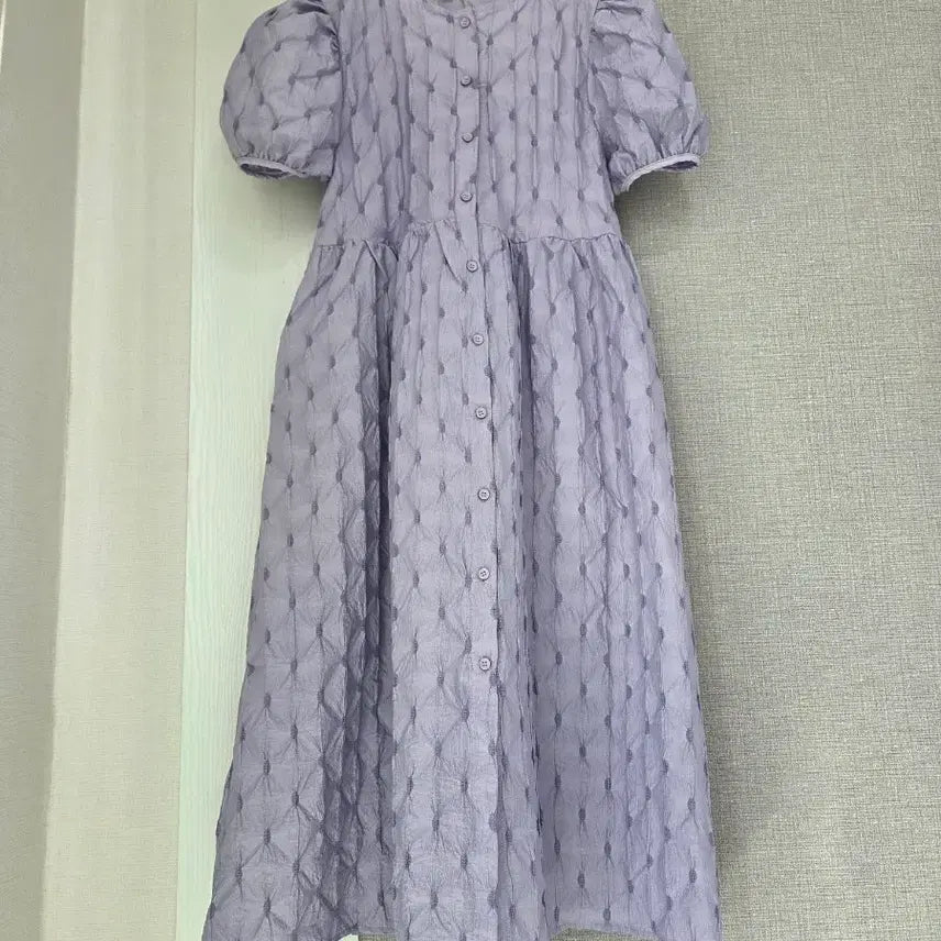 [BUNJANG] Volume Sleeve Long Dress / 입체천 볼륨소매 풍성롱원피스