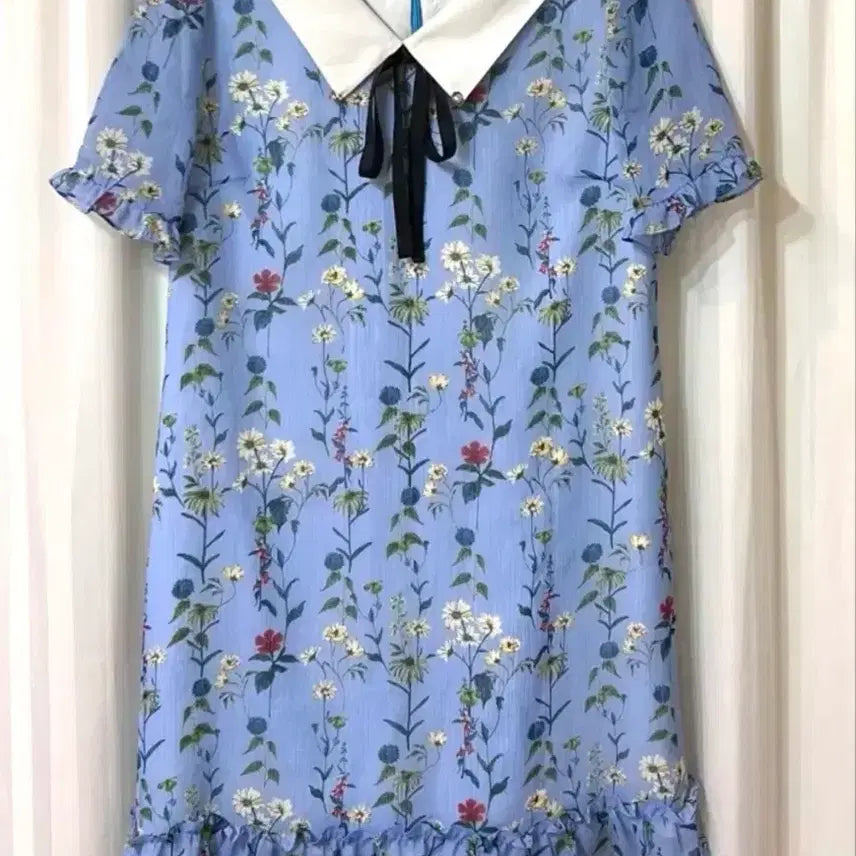 [BUNJANG] Ekoi Flower Chiffon Dress / Ecoi 에꼴데파리 플라워 쉬폰 원피스 55