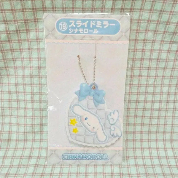 [BUNJANG] Sanrio Cinnamoroll Slide Mirror Keychain Atari Kuji / 산리오 시나모롤 슬라이드 거울 키링 아타리쿠지