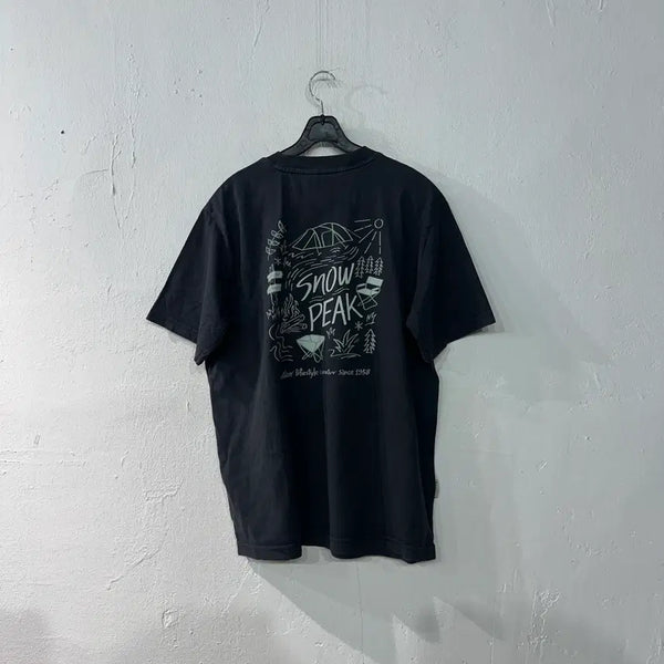 [BUNJANG] Snow Peak Big Logo T-Shirt - Size M / 스노우피크 빅로고 반팔티 M
