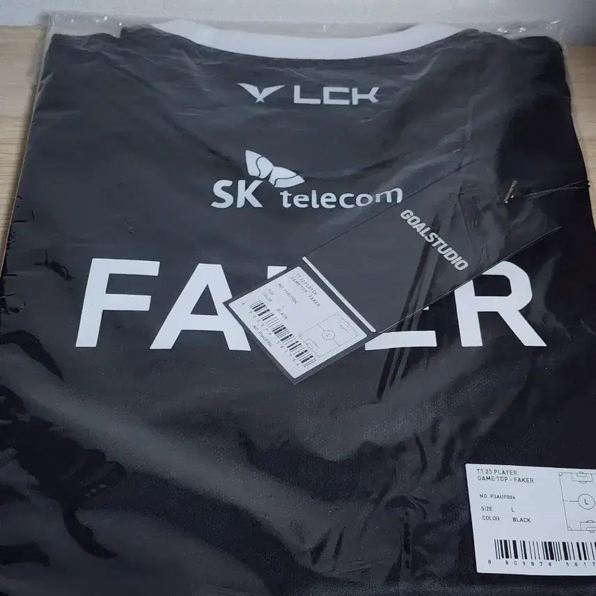 [BUNJANG] T1 Faker 2023 Uniform (L, Black) - Sealed / 2023 T1 티원 페이커 유니폼 미개봉