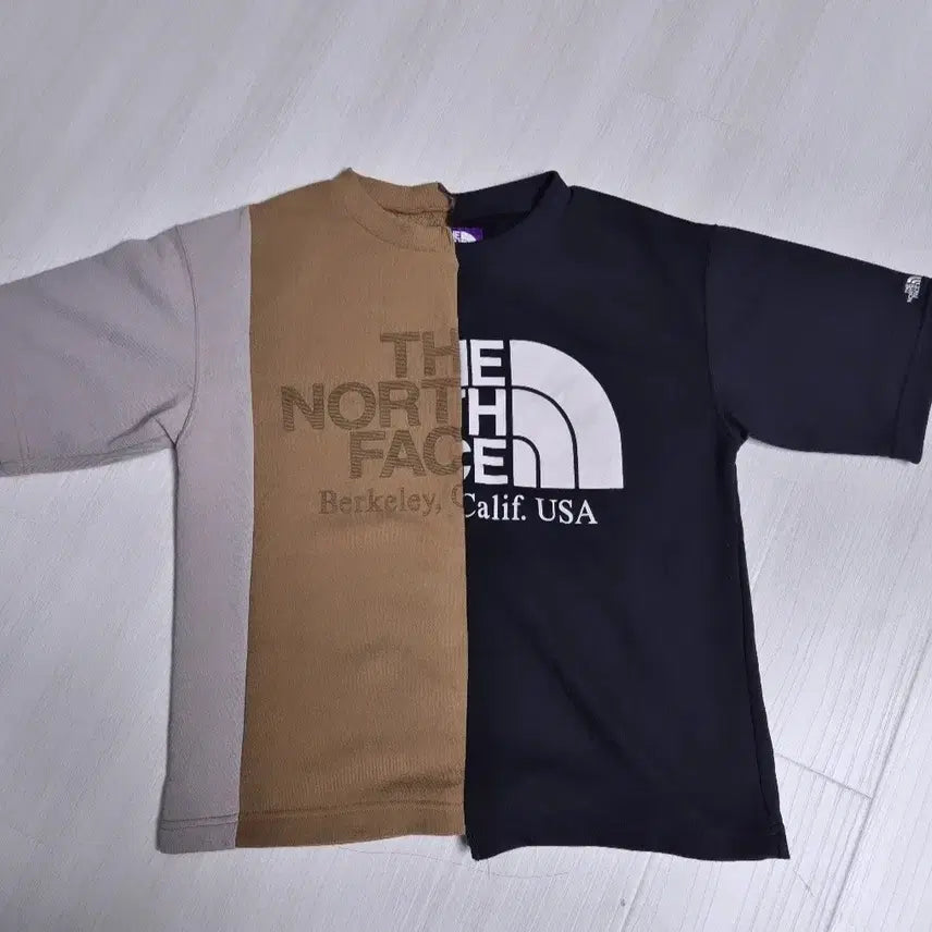 [BUNJANG] The North Face x nanamica Purple Label Patchwork T-Shirt / 노스페이스x나나미카 퍼플라벨 패치워크 반팔