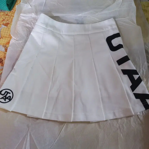 [BUNJANG] UTAA Pleated Skirt White / UTAA 플리츠 스커트