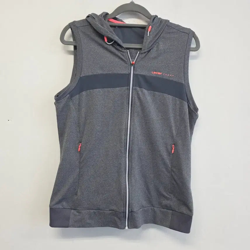[BUNJANG] Lecaf Hooded Vest - Gray - Size 95 / 르카프 후드 조끼 95