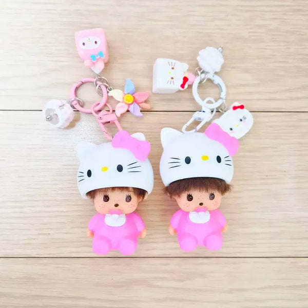 [BUNJANG] Bebe Chichi Charm Keychain / 베베치치+참장식 키링 팝니다~