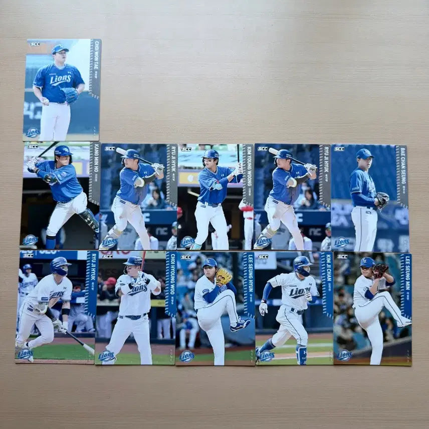 [BUNJANG] Samsung Lions 2026 KBO Normal Player Card Set / 삼성라이온즈 2026 kbo 카드 삼성 노멀 삼성 일반 카드