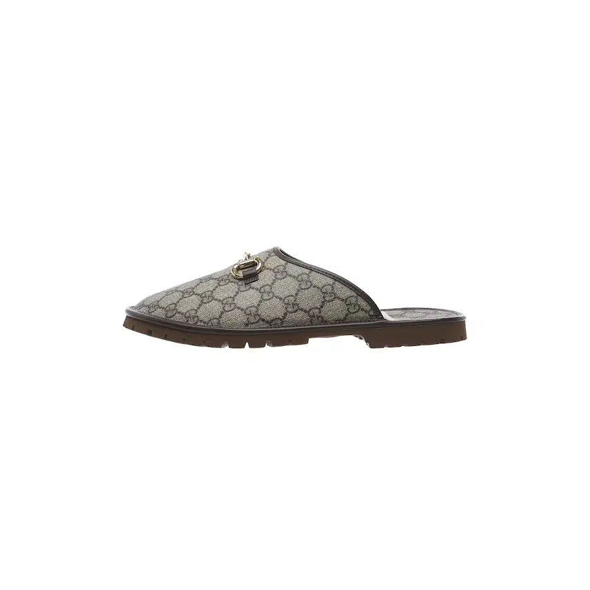 [BUNJANG] Gucci GG Horsebit Slipper Beige / 구찌 GG 홀스빗 슬리퍼 베이지