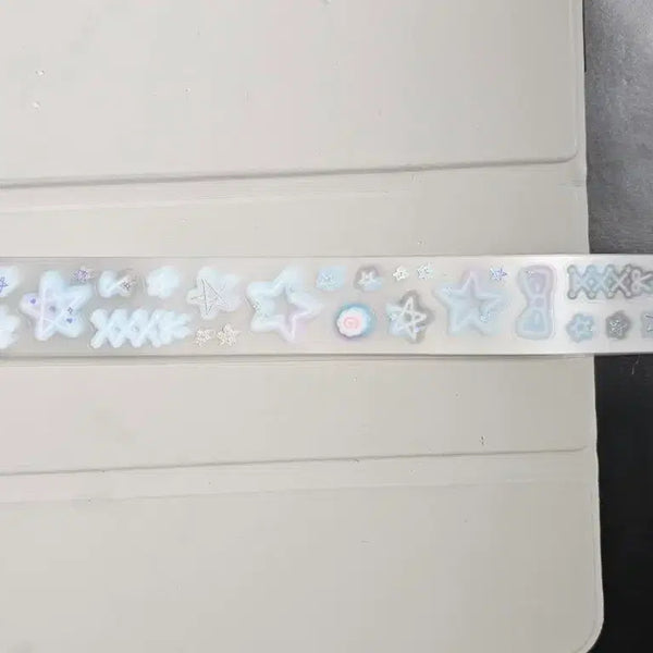 [BUNJANG] Pearly Button, Shocking Pink Rose Kiss Cut Sticker Set / 펄리버튼, 쇼킹핑크로즈 키스컷 패턴 띵 판매