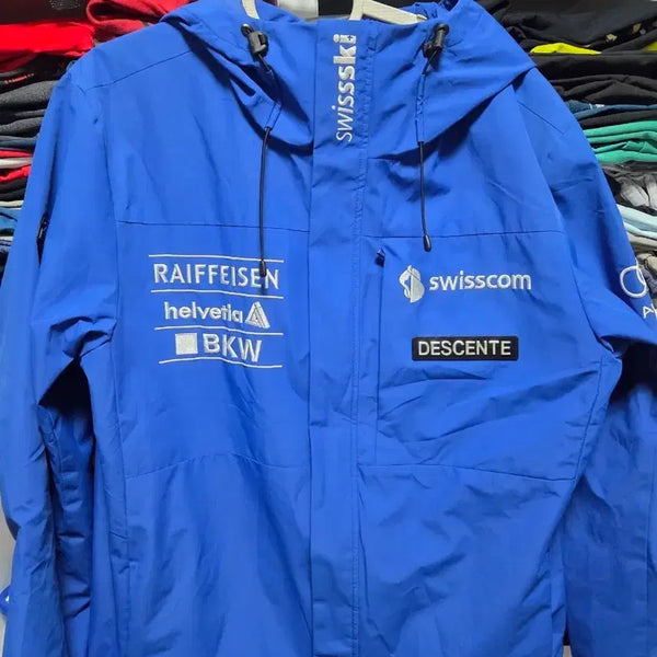 [BUNJANG] Descente Blue Windbreaker Jacket Size 100 / 데상트바람막이 파란색100