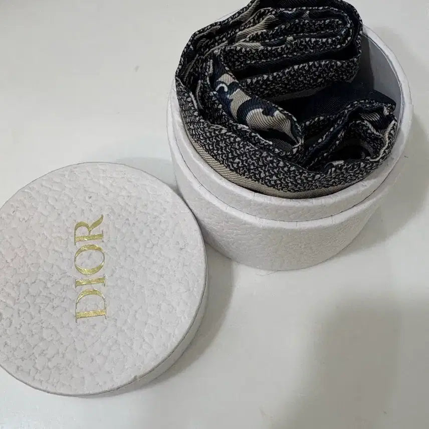 [BUNJANG] Dior Oblique Scarf Navy / 디올 오블리크 스카프 네이비