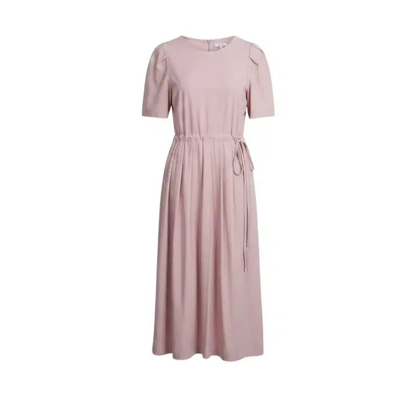 [BUNJANG] Women's Short Sleeve Midi Dress - Light Blue / 여성F/ 메이블루 스트링 반팔원피스PK 29-8