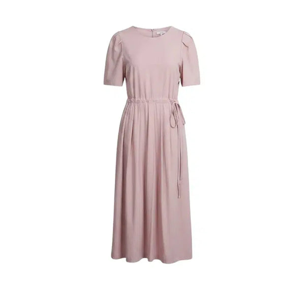 [BUNJANG] Women's Short Sleeve Midi Dress - Light Blue / 여성F/ 메이블루 스트링 반팔원피스PK 29-8