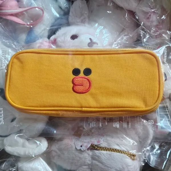 [BUNJANG] Line Friends Sally Nylon Pencil Case / 라인프렌즈 샐리 나일론 필통 정품