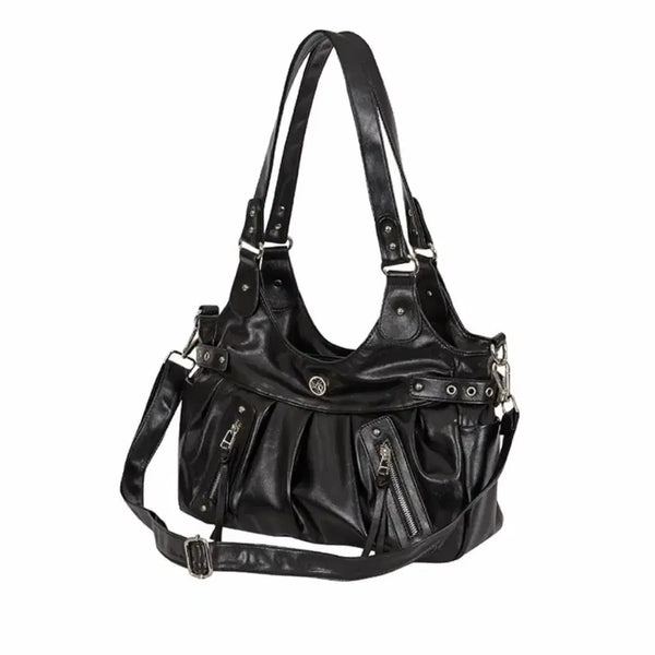 [BUNJANG] Illico Ember Buckle Shoulder Bag Black / 일리고 엠버 버클 숄더백 블랙