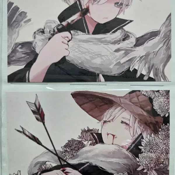 [BUNJANG] Cookierun Kingdom Wizard Cookie & Mint Cookie Non-Official Postcards & Card Text Bundle Set / 고전)쿠키런 킹덤 마법사맛 쿠키, 박하맛 쿠키 비공굿 엽서,카드텍 일괄