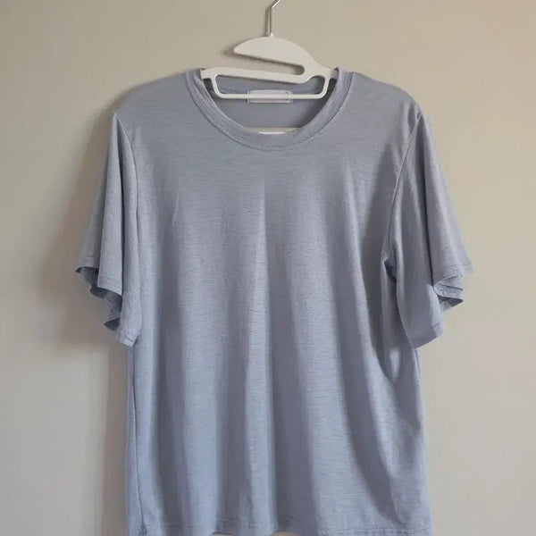 [BUNJANG] Slub Wing Short Sleeve T-Shirt / 슬라브 날개 반팔티