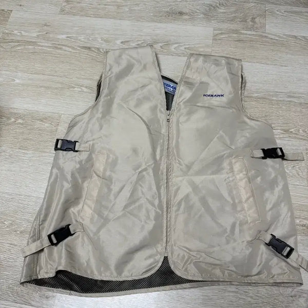[BUNJANG] Ice Bank Cool Vest Beige L / 아이스뱅크 쿨 조끼 베이지