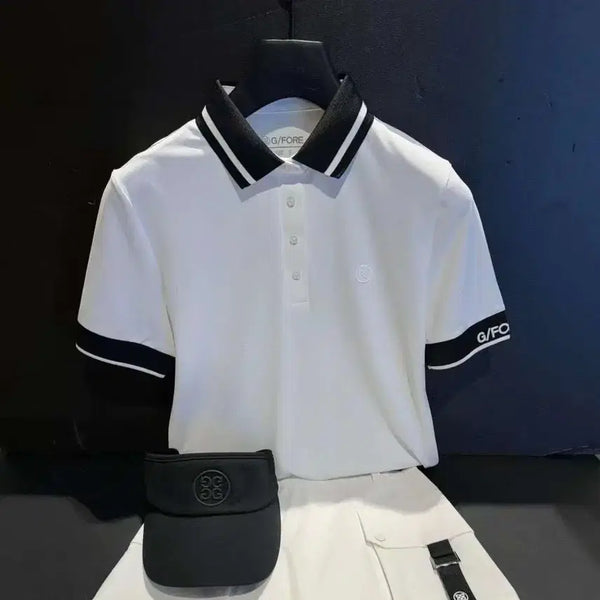 [BUNJANG] G/FORE Summer L/S T-shirt White/Black / (새상품) 2026 지포어 여름형 화이트와 블랙입니다~