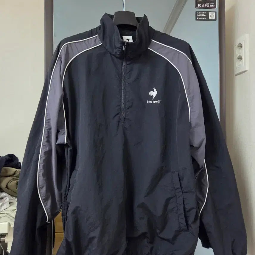 [BUNJANG] Le Coq Sportif Windbreaker Top and Bottom Set / 르꼬끄 스포르티브 바람막이 상하의 세트