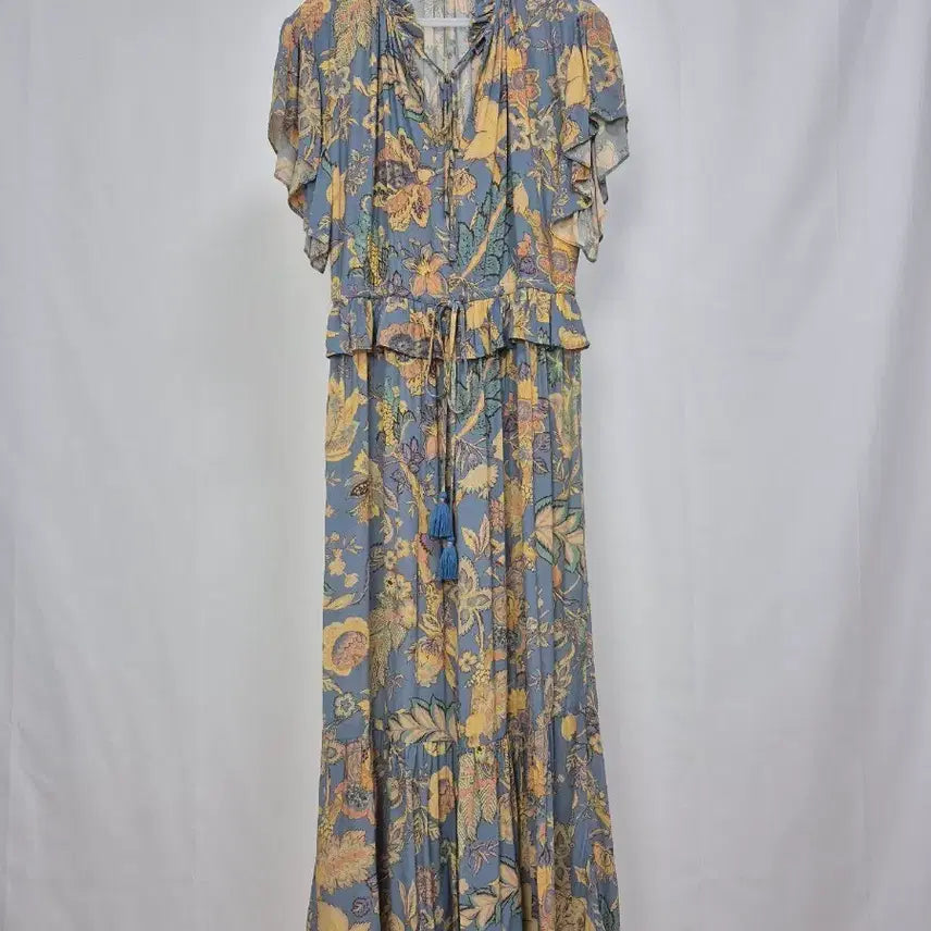 [BUNJANG] Vanessa Bruno Blue Floral Maxi Dress / 바네사브루노 원피스/36