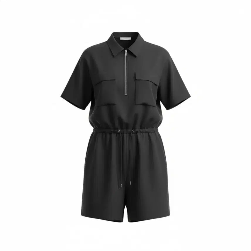 [BUNJANG] EnC Women's String Nylon Jumpsuit / 여성F/ EnC 스트링 나일론 점프수트 35-3