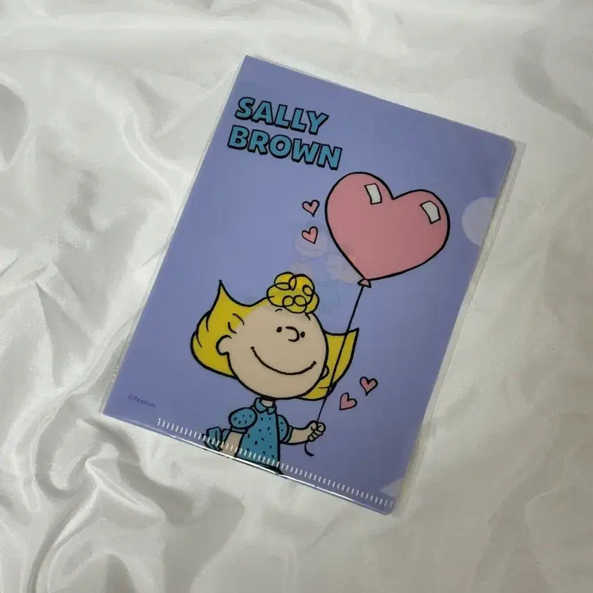 [BUNJANG] Snoopy & Sally Brown Clear File & Sticker Set (New) / (새상품) 스누피 샐리 클리어파일 스티커 세트