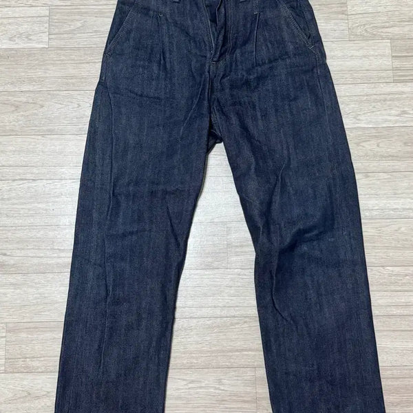 [BUNJANG] Bislow Comfy One Tuck Selvage Denim Pants / 비슬로우 데님 생지 팬츠 COMFY ONE TUCK SELVAGE DEN