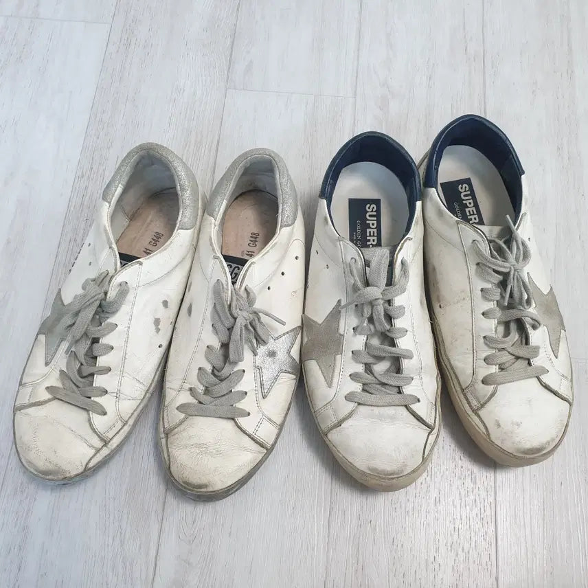 [BUNJANG] Golden Goose Superstar Sneakers Size 41 Bundle Set / 골든구스 슈퍼스타 스니커즈 41사이즈 2개 일괄판매