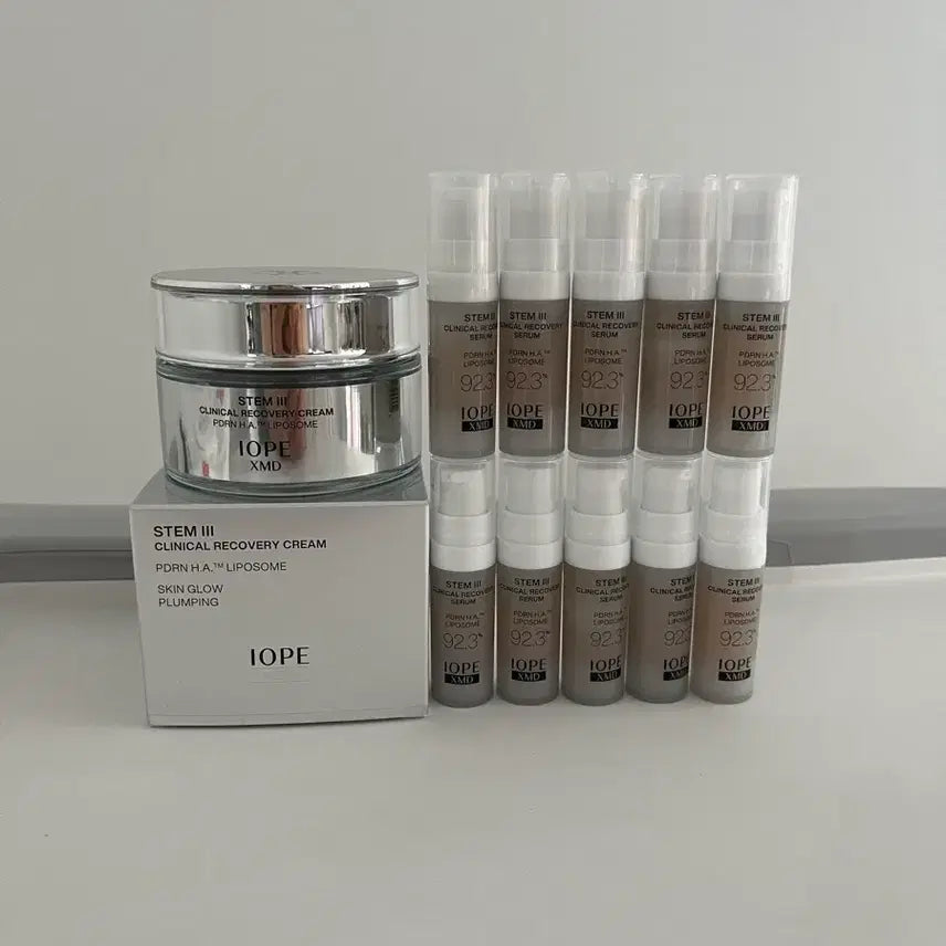 [BUNJANG] IOPE Stem 3 Recovery Cream 50ml + Serum 50ml / 아이오페 스템3 리커버리 크림 50ml+세럼50ml