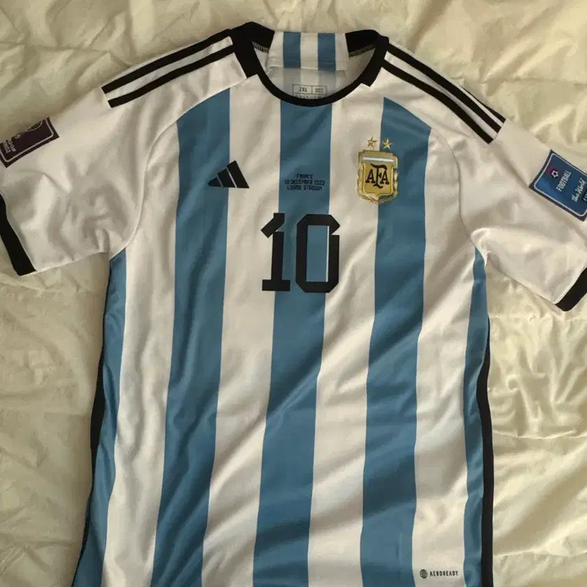 [BUNJANG] Adidas Argentina Messi 2022 Replica Home Jersey XL / 아디다스 아르헨티나 메시 2022 유니폼