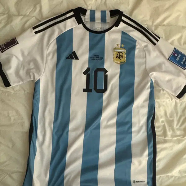 [BUNJANG] Adidas Argentina Messi 2022 Replica Home Jersey XL / 아디다스 아르헨티나 메시 2022 유니폼