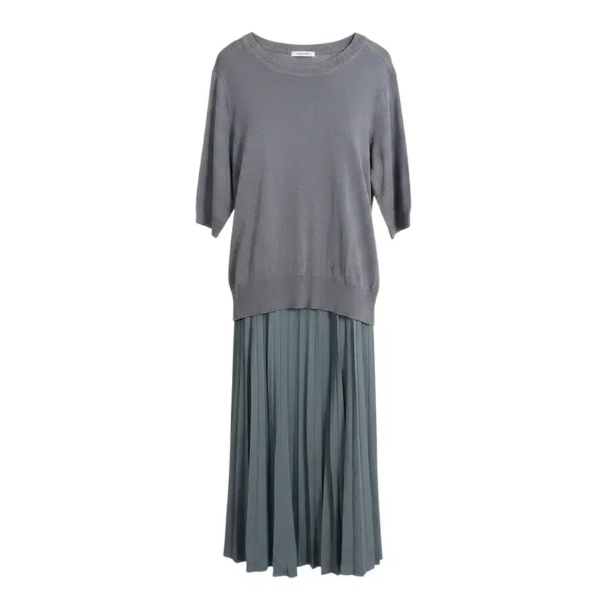 [BUNJANG] Studio Lux Mint Pleated Knit Dress / 여성88/ 스튜디오럭스 민트 플리츠 니트원피스 35-10