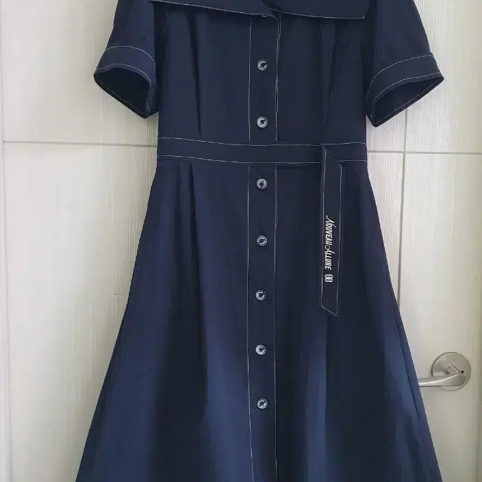 [BUNJANG] J.J. JIGOTT Navy Sailor Collar Dress / JJ 지고트네이비 세일러 카라 원피스