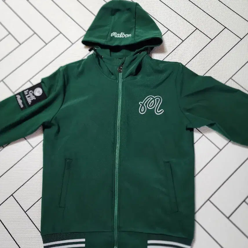 [BUNJANG] Malbon Golf Women's Zip-Up Hoodie Jacket (Size 77) / 여성말본골프집업후드자켓(77)