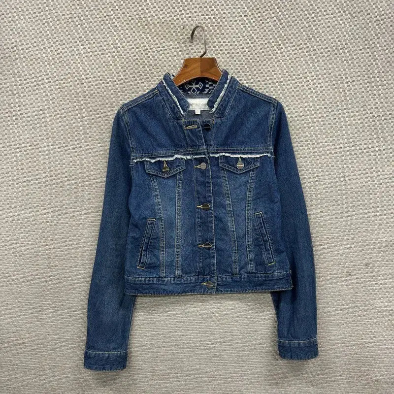 [BUNJANG] Plastic Island Western Denim Jacket XS / 플라스틱아일랜드 웨스턴 데님 청자켓 XS D00257