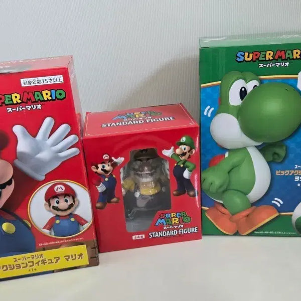 [BUNJANG] Super Mario Big Figure Set: Mario & Yoshi, Standard Figure / 슈퍼 마리오 빅 피규어 마리오 / 요시 / 스탠다드 피규어