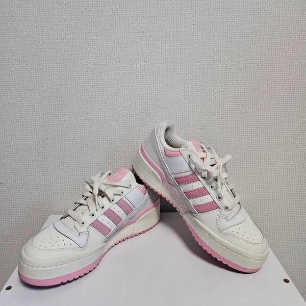 [BUNJANG] Adidas Forum 84 Low White Pink Accent Sneakers Size 240 / 아디다스 포럼 84 로우 240