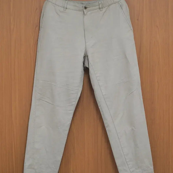 [BUNJANG] Uniqlo Linen Blend Easy Pants Beige / [유니클로] 리넨 블렌드 이지 팬츠(L) 베이지