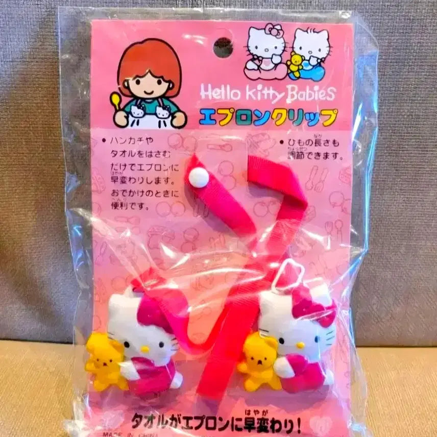 [BUNJANG] 1996 Hello Kitty Baby Kitty Clip / 1996년 키티, 베어 키티 집게, 키티 집게, 베이비키티 집게